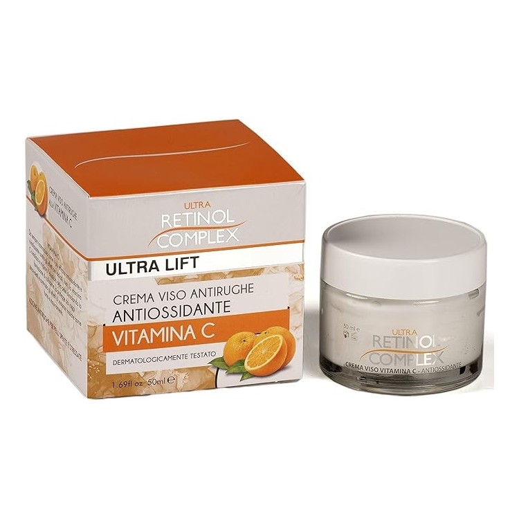 ULTRS RETINOL COMPLEX VISO ANTIRUGHE RIVITALIZZANTE ALLA VITAMINA C - 5Oml