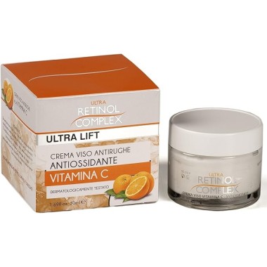 ULTRS RETINOL COMPLEX VISO ANTIRUGHE RIVITALIZZANTE ALLA VITAMINA C - 5Oml